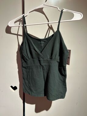 Pacsun John Galt Green Sheila Tank Top